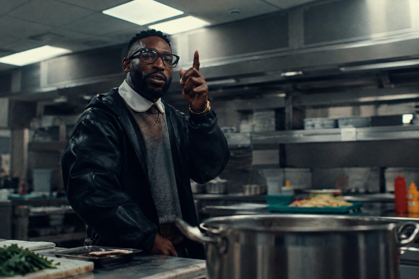 Still from Tinie Tempah x Skepsis “Eat It Up”