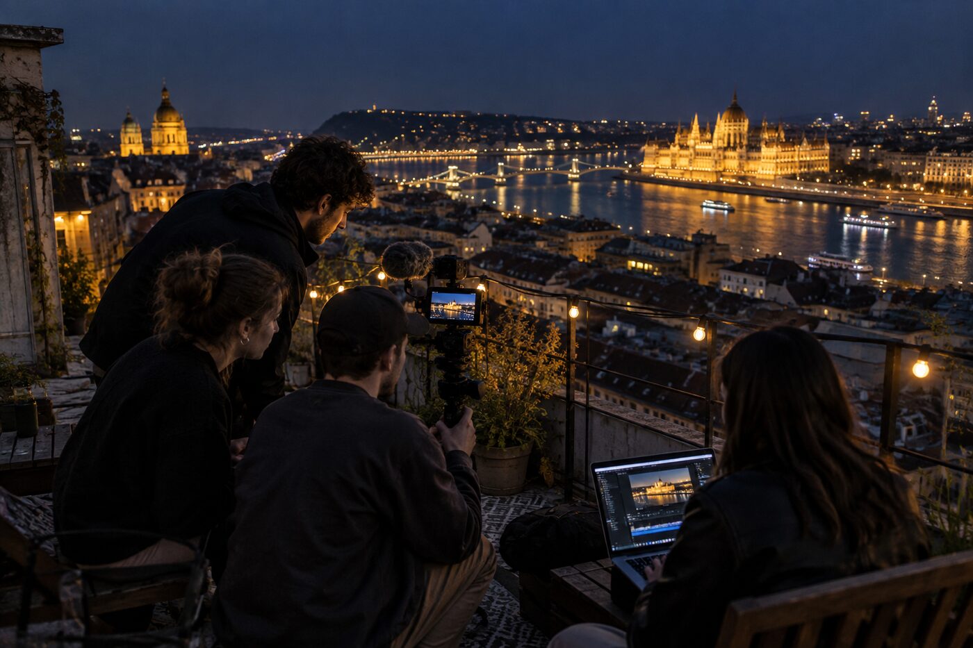 Budapest, AI-generated illustration